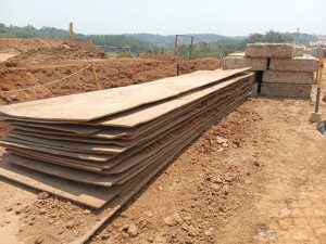 sewa plat landasan baja
