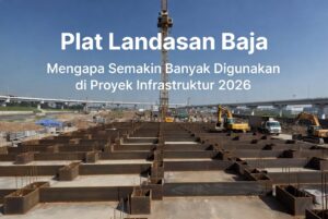 plat landasan baja
